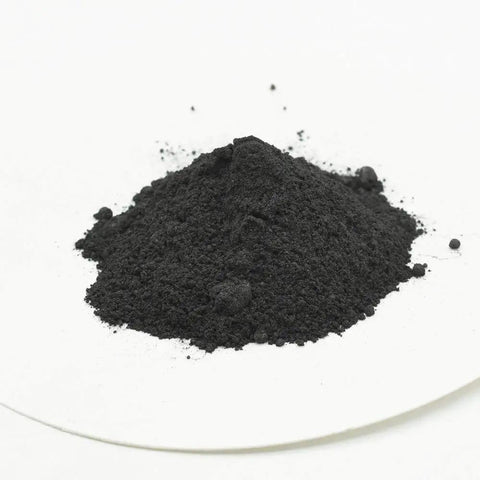 Engine Gearbox Solid Lubricant With 99.9 Percent WS2 Tungsten Disulfide One Micron Particles black powder on white surface