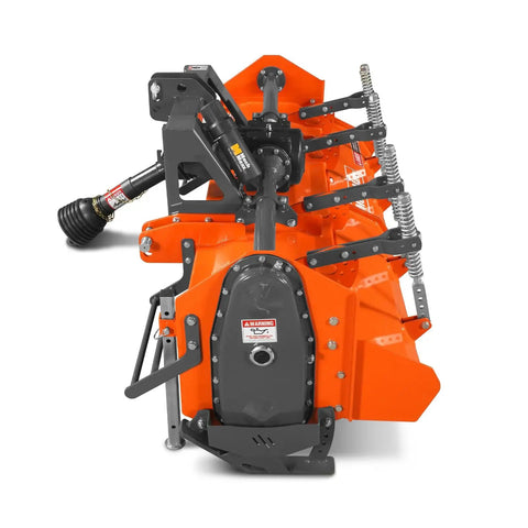 Heavy Duty 80 Inch Rotary Tiller For 40 To 80 HP Tractors With 3 Point Cat II Hitch Gear Driven Transmission PTO Shaft Included