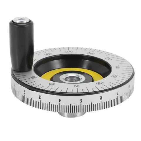 Three Pack 80Mm Solid Hand Wheels With Scale Bakelite Calibrated Machine Handles For Precision Machinery Durable Handwheel Set