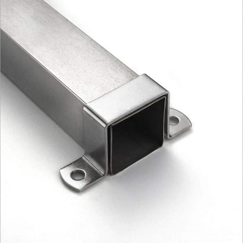 Tough As Nails Heavy Duty U Shape Connector Brackets For Strut Channel And Railing Mounts Crafted From Solid Stainless Steel Rust Resistant Hardware Kit. Close-up of stainless steel u shape connector bracket.