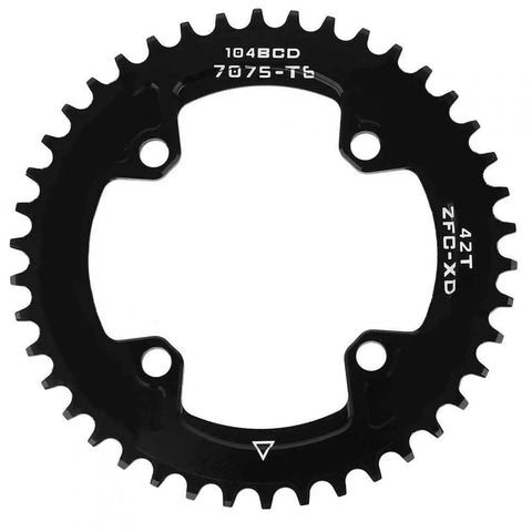 Dope Lightweight Aluminum Chain Ring 104 BCD 42T Narrow Wide for Mountain Bike and Single Speed CNC Machined