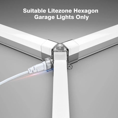 Hexagon LED Lights Power Cable With Switch Exclusively Compatible With Hexagon LED Panels High Capacity DIY Ready