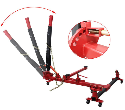 Beast Of A Car Frame Repair Machine With Puller And Straightener For Auto Body Restoration, 10 Ton Capacity, adjustable arms
