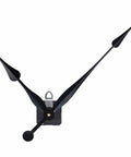High Torque Quartz Clock Movement With Long Shaft And 12 Inch Spade Hands For Diy Clock Builds Replacement Mechanism For Thick Panels And Big Dials