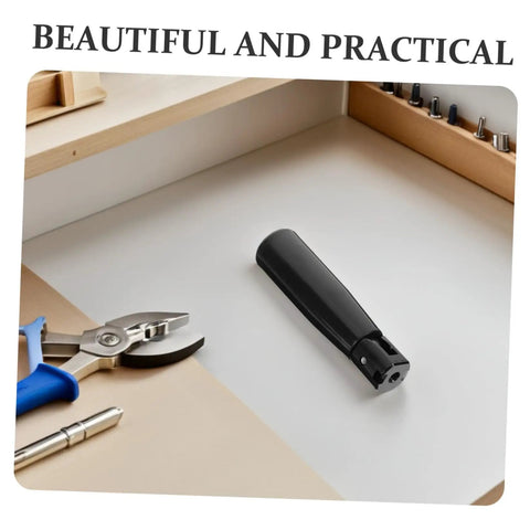 Folding Revolving Handwheel Crank Handle For Lathe And Milling Machines Featuring Kickass Ergonomic Grip With Ridiculously Smooth Rotation And No Sweat Portability Setup on a workbench.