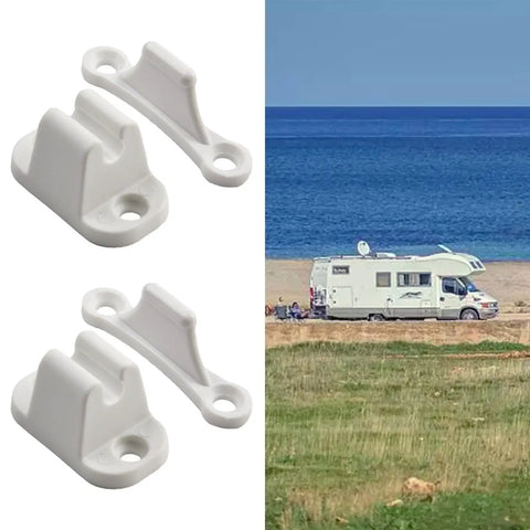 Super Heavy Duty Nylon Door Catch 2 Pack For Caravan RV Boat To Stop Slamming Noise With Precise Fit