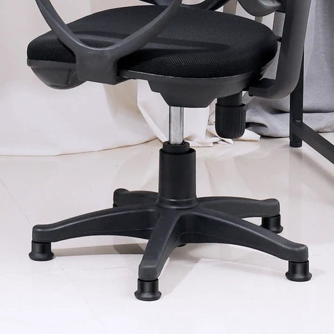 Office chair with six pack office chair glides for carpet non slip heavy duty chair feet pads made from iron and PP material protectors