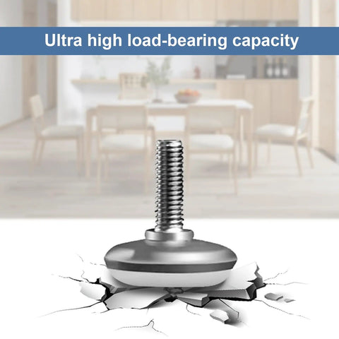 Heavy Duty Adjustable Leveling Feet Set For Furniture And Cabinets M6 M8 M10 Threaded Metal Table Leg Levelers showcasing load-bearing capacity