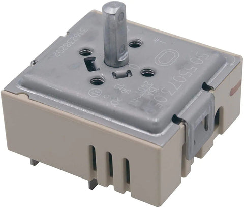 Electric Range Infinite Switch Replacement Model Specific Fit For 240V 15A On Off Temperature Control And Burner Power Compatible With 316238202 4838969 AP6799823 PS12584881, gray metal