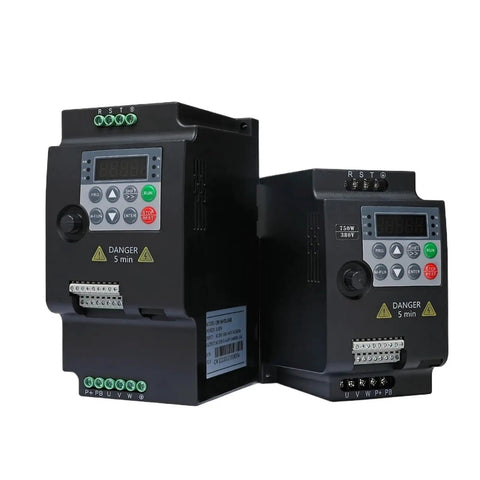 Budget Friendly 380V VFD Variable Frequency Drive Inverter 0.75KW 1.5KW 2.2KW 4KW 5.5KW Motor Speed Controller With 0.1-400Hz Output For 3 Phase 380V Systems, black