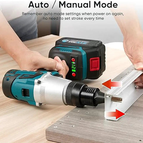 Cordless Rivet Gun With Charger And Batteries, Brushless Electric Blind Rivet Tool Kit used for riveting metal with 2.2Ah battery