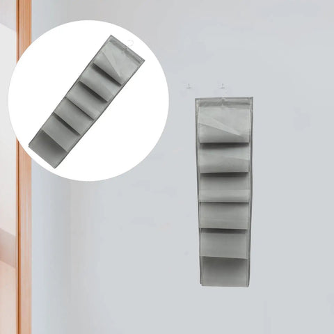 Roomy Over Door Hanging Shoe Storage Organizer Built Tough With Nonwoven Multi Pocket Closet Wardrobe Bag for efficient shoe storage.