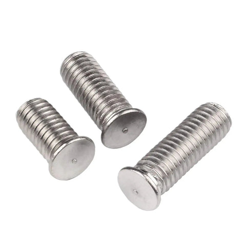 Bulletproof 316 Marine Grade Stainless Steel Weld Studs For Heavy Duty DIY Workshop Gear Flat Head Fasteners in M4 M5 M6 sizes.