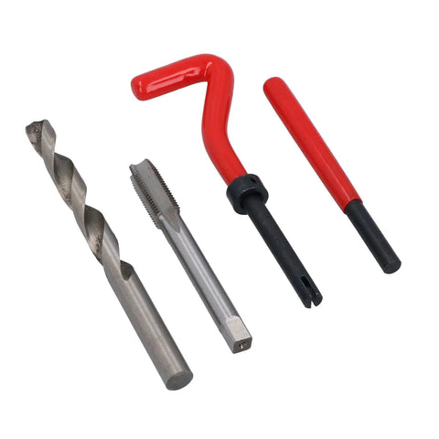 Get Your Threads Fixed Up Right With This M10 By 1.25mm Helicoil Thread Repair Kit includes drill bits and tools for repairs.