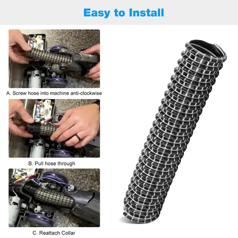 Lower Duct Hose For Shark Rotator Vacuum NV341 NV470 NV500 NV500CO NV500GD NV501 NV552 NV751 UV560 2 Pack Replacement Part shown in use