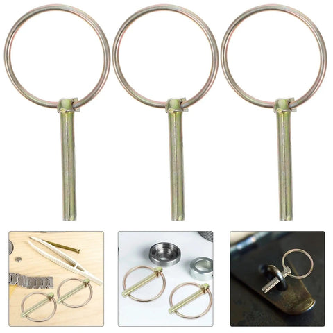 Heavy Duty Lynch Pin Kit 16 Piece Assortment for Farm Tractors, Trailers, Mowers and Trucks with galvanized anti-corrosion finish