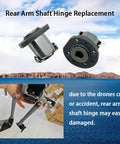 Air 3 Rear Arm Shaft Back Axis Hinge Replacement For Mavic Air 3 And Air 3S Drones OEM grade repair part shown in detail