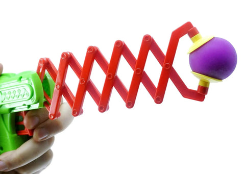 Robot Arm Claw Grabber Toy Set With 12 Inch Reach Two Pack In Random Colors For Kids Plus Collectible Bouncy Ball ASTM Tested And USA Approved Indoor Outdoor Play Easy Object Pickup