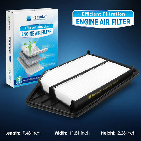 Engine Air Filter Pre Oiled For Acura TLX 2.4L L4 And Honda Accord 2.4L L4 2013-2017 2015-2020 with packaging