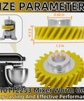 Premium Worm Gear Replacement Kit For Stand Mixers Fully Compatible With KitchenAid Whirlpool And Kenmore size chart