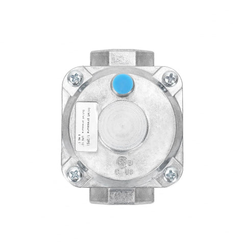 Heavy-duty gas regulator propane natural gas with metal construction for safe, consistent flow; ideal for outdoor appliances.