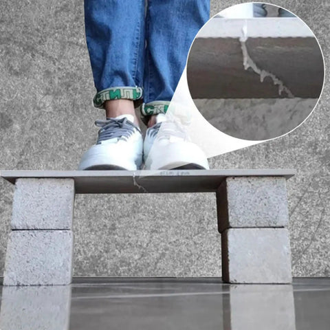 Quick Dry Tile Repair Glue All In One Crack And Chip Repair Kit For Tile And Stone with person standing on repaired tile