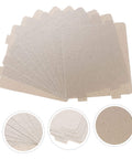 10 Pieces Microwave Waveguide Mica Sheets Heat Resistant Insulation Covers For Oven Cavity Walls Fire Retardant Oil Splash Guard.