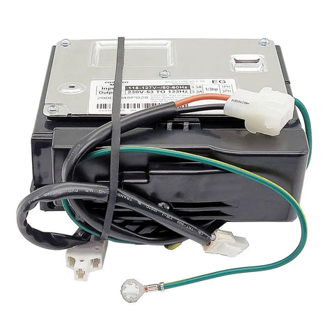 Refrigerator Compressor Inverter Board Replacement Part WR87X29409 No Wire OEM Mania Compatible, top view with cables