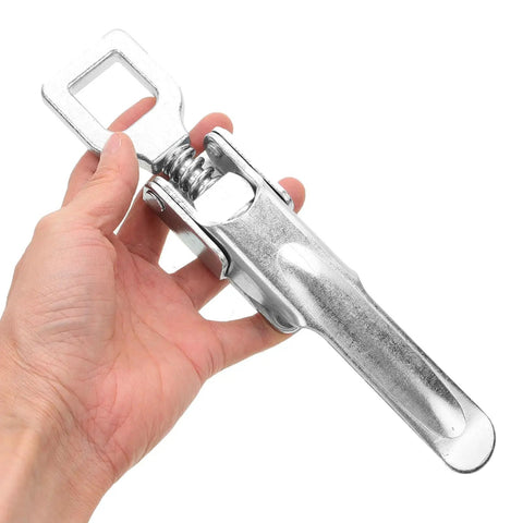 Heavy Duty Stainless Steel Toggle Latch Clamp For Truck Door And Cargo Box Secure Hold Down Lock Strong 304 Grade Metal Hardware For Hauling hand-held silver latch