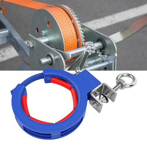 Cable Tray Wiring Roller For No Fuss Setup And Effortless Wire Guidance With A Simple Screw Mount No Extra Tools Needed Adjustable Tray Position And Direction To Streamline Cable Management And Routing, blue ABS plastic and stainless steel, 65mm tray
