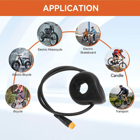 High Performance Pedal Assist Sensor For Ebikes With 12 Magnets Fast Pedal Speed Sensor For Electric Bicycles on cable