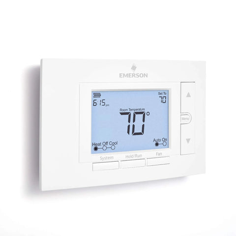 No Fuss Programmable Thermostat With Big Backlit Display, Flexible 7 Day 5 1 1 Scheduling, Easy Install With Built In Level Indicator