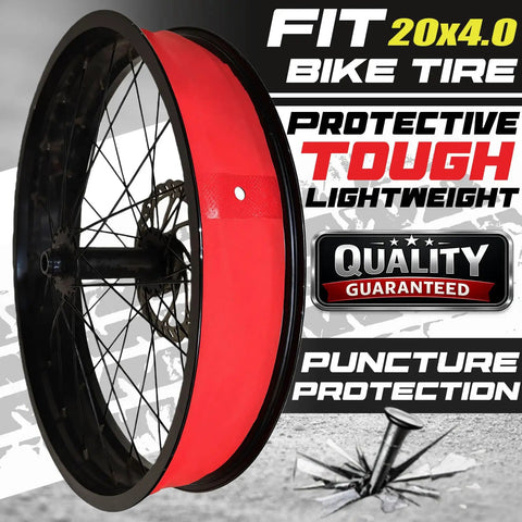 Fat Tire Rim Strips 2 Pack Nylon Tire Liner For Fat Bikes E Bikes And Mountain Bikes Keep Inner Tubes Safe From Spokes And Punctures