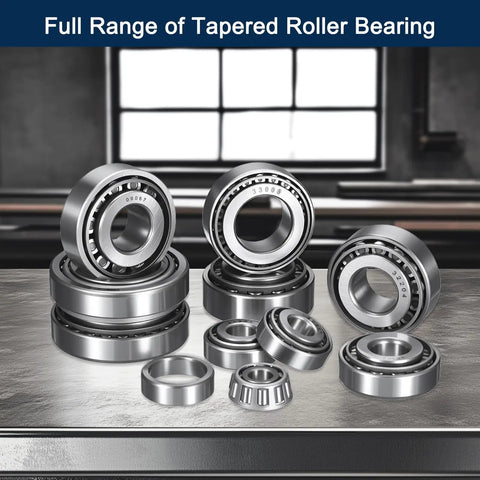 Pre Lubed Tapered Roller Bearing Cone And Cup Set For 1.378 In Bore And 2.4409 In OD Chrome Steel ABEC 3 Ready To Roll