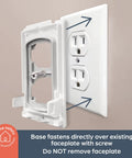 Dual Fit Outlet Covers For Standard And Decora Plugs, Baby Proof Electrical Outlet Covers That Keep Little Fingers Safe