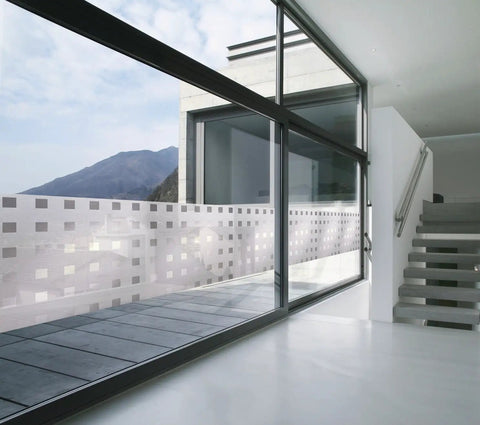 Privacy Glass Reusable Static Cling Window Film For Privacy On Glass Doors Windows Showers And Tabletops Removable Repositionable Decorative Film