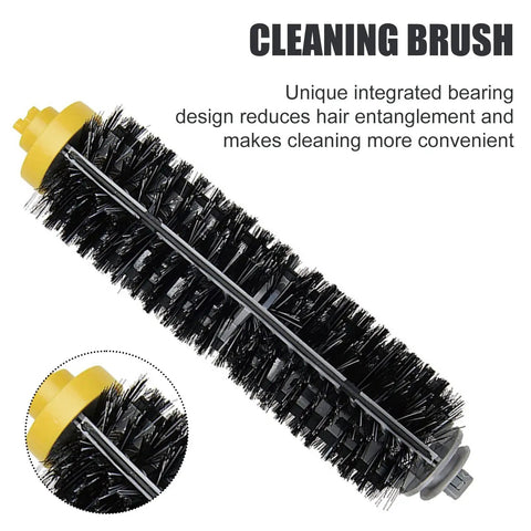 Replacement Brush Rollers And Side Brush Kit For Roomba 600 And 500 Series Vacuum Cleaners with integrated bearing design