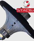 Diamond Profile Wheel For Grinder 1 And A Quarter Inch Radius Demi Half Bullnose Edge Shaping Marble Tile Stone Concrete Profiling