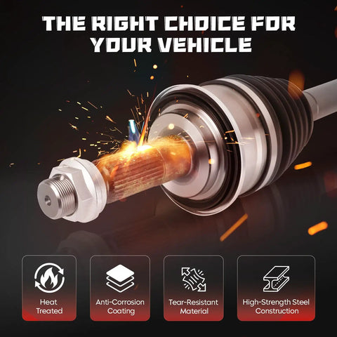 Dodge Front Left CV Axle Shaft Assembly Fits Durango 3.6L 5.7L 2011-2023 And Grand Cherokee 3.0L 2014-2019 AWD 1 Speed Transfer Case Replacement