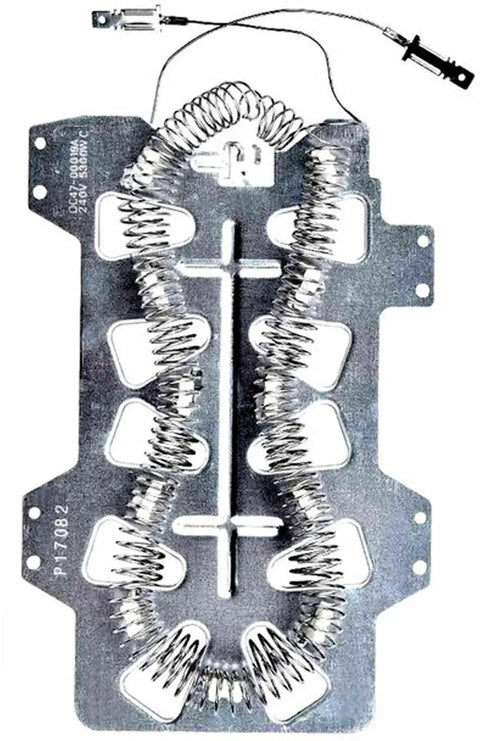 Dryer Heating Element Replacement Part DV405ETPASUAA For Electric Dryer Easy Install High Performance Heating Durable And Reliable Compatible With Samsung DV405ETPASUAA Model Restore Hot Air And Dry Time, silver coil heater plate