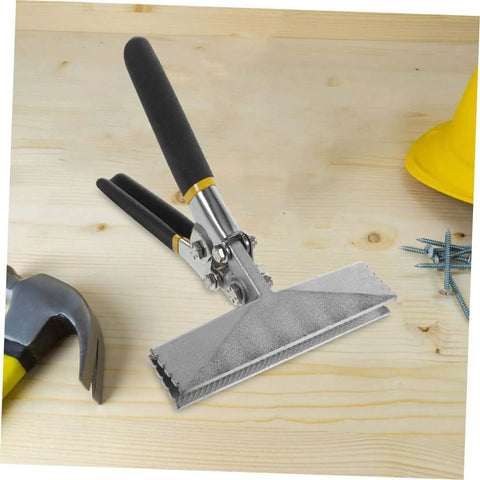 Metal Bending Pliers For Keel And Flat Plate Jaws Offset Bender With Heat Treated Chrome Vanadium Non Slip Grips on wooden table