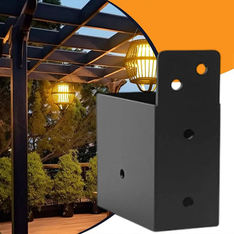 Heavy Duty Pergola Bracket Kit 4 Pack Steel Outdoor Support Brackets Built To Last For Garden Patio Deck Porch Sunroom Greenhouse DIY Projects And Outdoor Furniture Construction