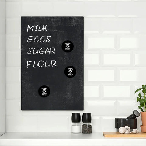 Round Acrylic Fridge Decor 2.17 Inch Clear Magnetic Kitchen And Office Accessory With Crisp Print And Durable Backing Perfect For Fridges And Whiteboards Featuring Your Opinion Was Not In My Recipe Funny Quote on kitchen note board