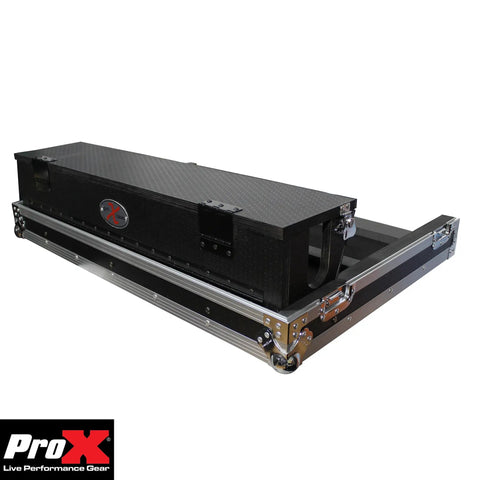 Built Tough Ata Flight Case For Allen Heath Qu 32 Digital Audio Mixer With Rigid Hard Shell Exterior and secure compartments.