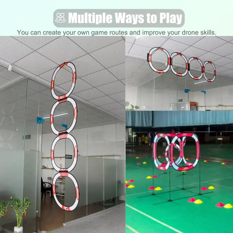 FPV Drone Kit For Outdoor Racing Obstacle Course Beginner Friendly Micro Quad Training Set in indoor and outdoor setups