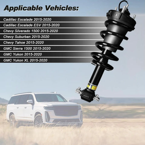 Two Front Shock Absorber Struts Assembly With Magnetic Ride Control Fits 2015-2020 Cadillac Escalade and Chevy SUVs