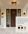 Outdoor Flush Mount Ceiling Light 12 Inch Two Light Antique Brass Industrial Lantern With Seeded Glass For Farmhouse Porch Patio Hallway And Yard Close To Ceiling illuminating a porch