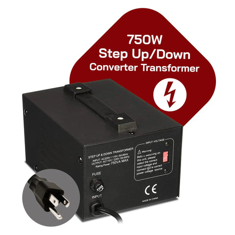 750 Watt Voltage Converter Transformer Step Up And Down Power Converter 110V To 220V And 220V To 110V with CE mark