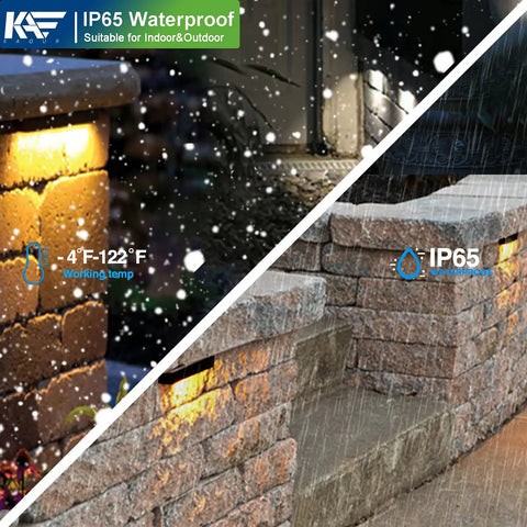 12 Inch 3W LED Integrated Hardscape Paver Light Kit For 12V Low Voltage Landscape Lighting With IP65 Waterproof step rain snow