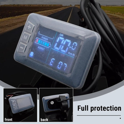 Electric Bike LCD Display Cover For G51 Panel Silicone Protective Case Waterproof And Dustproof Monitor Shield shown on ebike